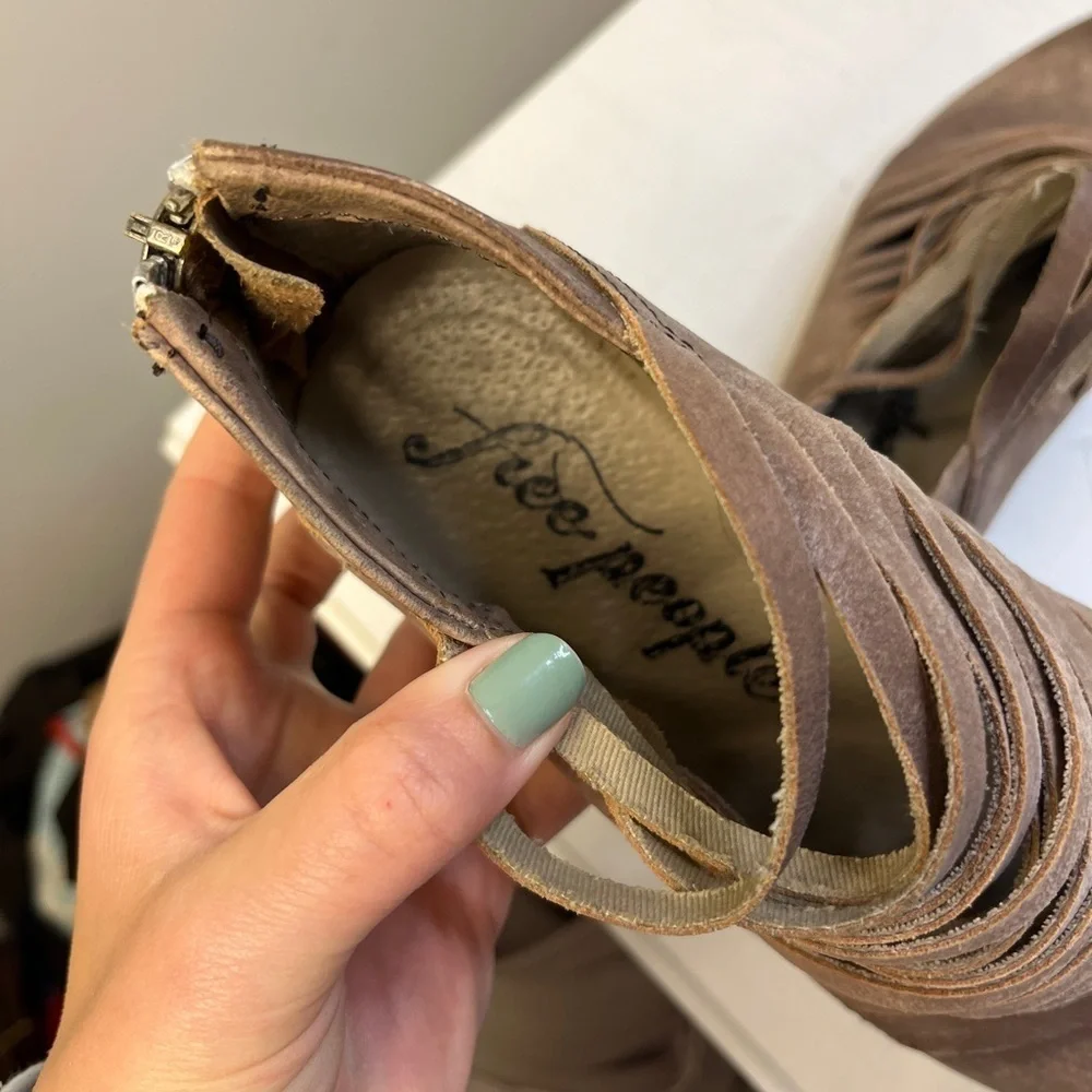 Free People Lost Valley Ankle Boot Sz 36 US 5-5.5